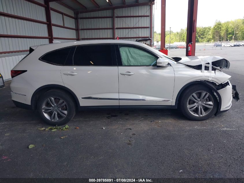 2022 Acura Mdx Standard VIN: 5J8YE1H31NL006793 Lot: 39785891