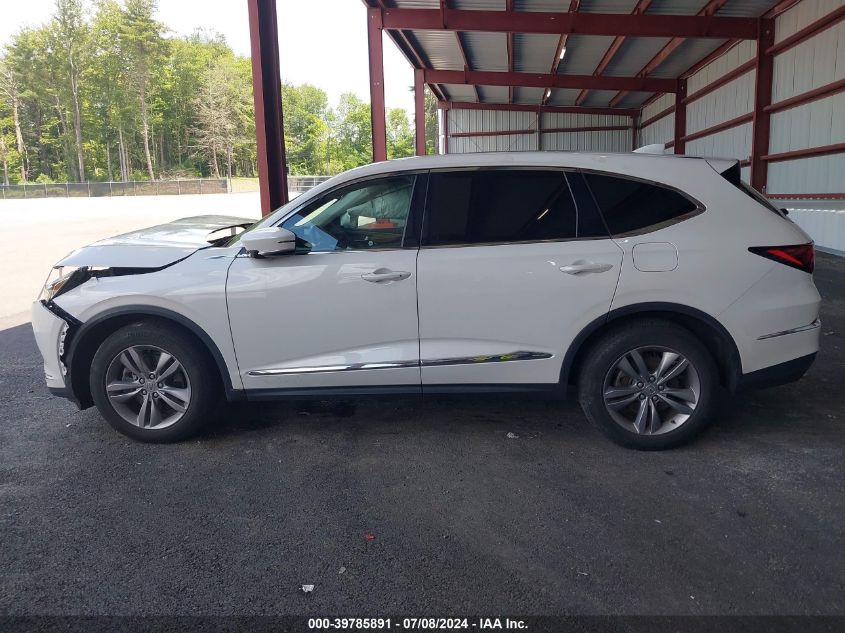 2022 Acura Mdx Standard VIN: 5J8YE1H31NL006793 Lot: 39785891