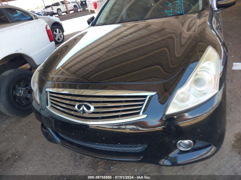 2011 Infiniti G25X VIN: JN1DV6AR8BM653452 Lot: 39785895