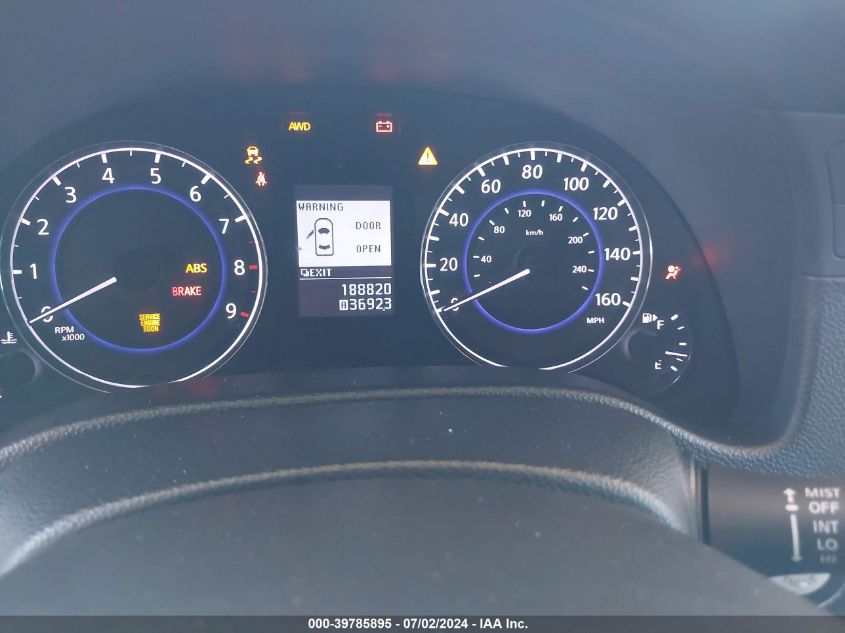 2011 Infiniti G25X VIN: JN1DV6AR8BM653452 Lot: 39785895