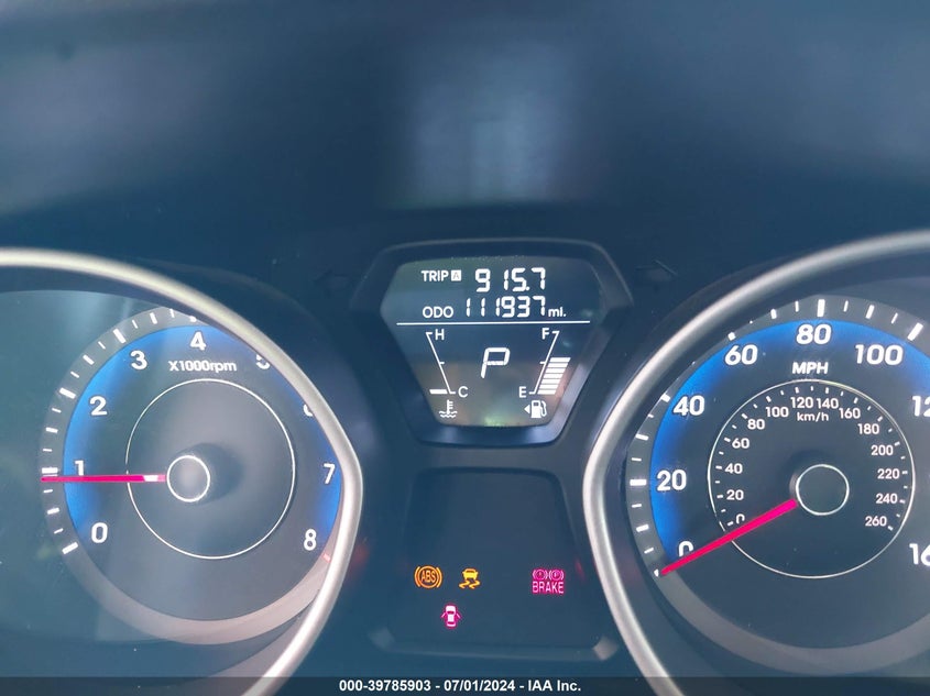 2012 Hyundai Elantra Limited (Ulsan Plant) VIN: KMHDH4AE5CU199566 Lot: 39785903