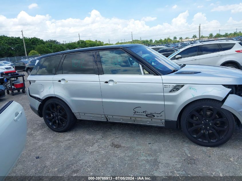 2014 Land Rover Range Rover Sport 3.0L V6 Supercharged Hse VIN: SALWR2WF6EA350864 Lot: 39785913