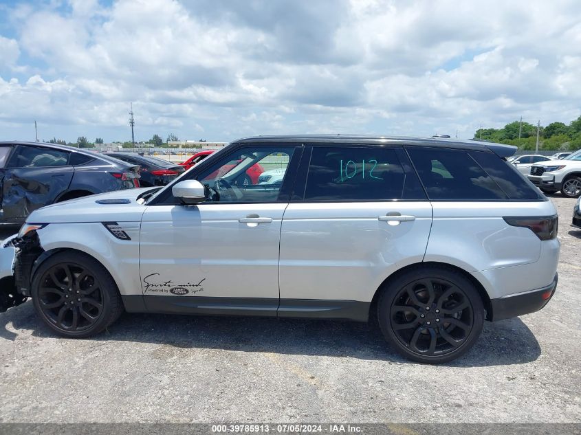 2014 Land Rover Range Rover Sport 3.0L V6 Supercharged Hse VIN: SALWR2WF6EA350864 Lot: 39785913
