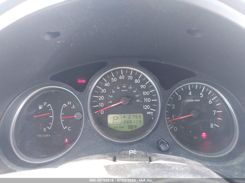 2007 Subaru Forester 2.5X VIN: JF1SG63647H745522 Lot: 39785916