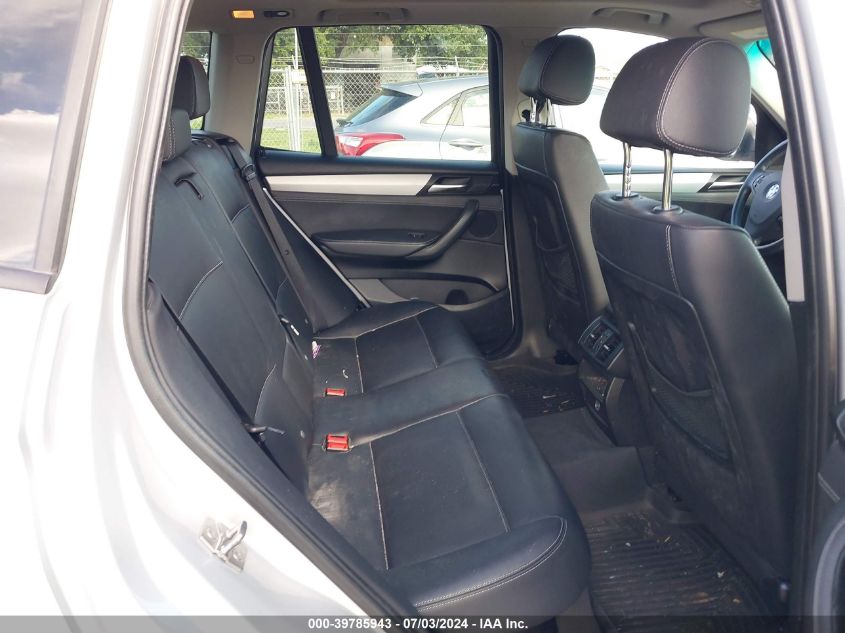 2012 BMW X3 xDrive28I VIN: 5UXWX5C52CL724798 Lot: 39785943