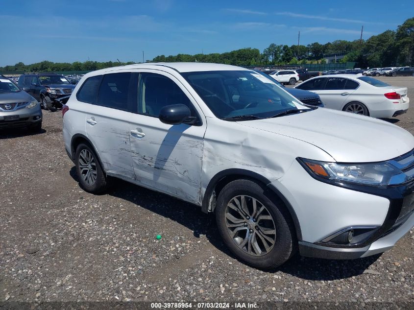 2016 Mitsubishi Outlander Es VIN: JA4AD2A38GZ037813 Lot: 39785954