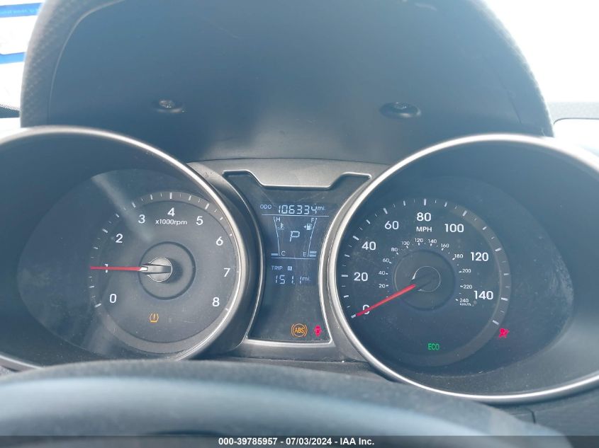 2012 Hyundai Veloster VIN: KMHTC6AD6CU072323 Lot: 39785957