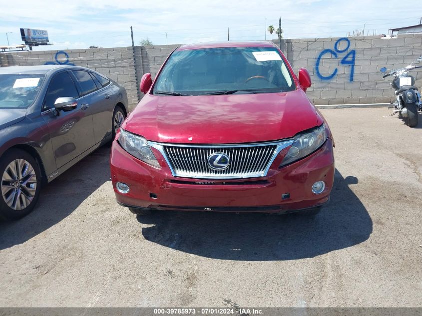 JTJZB1BA7C2006364 2012 Lexus Rx 450H