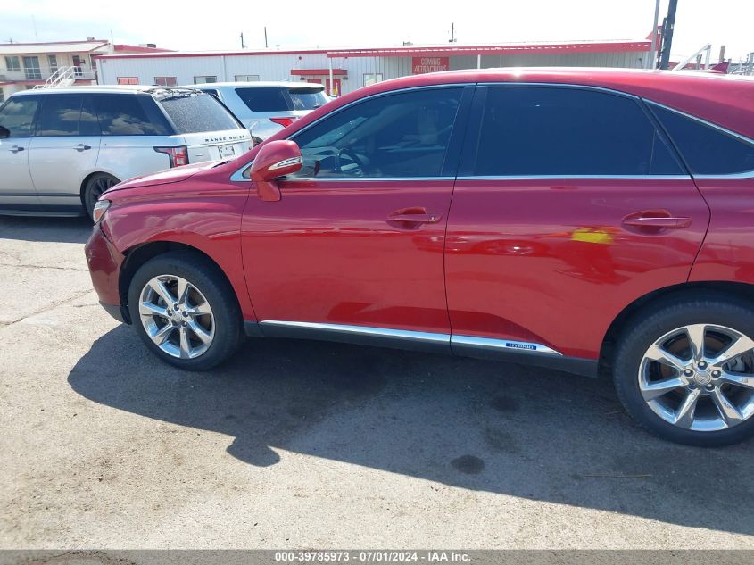 2012 Lexus Rx 450H VIN: JTJZB1BA7C2006364 Lot: 39785973