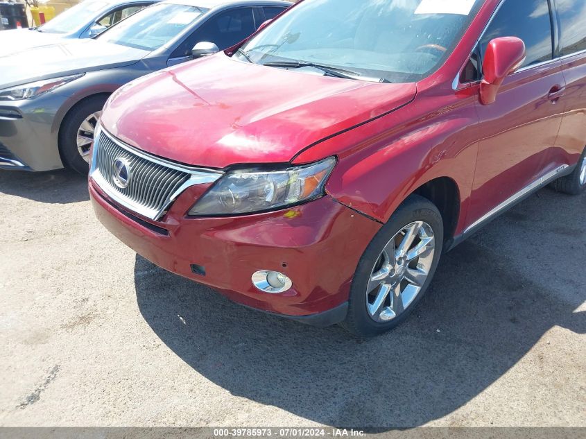 2012 Lexus Rx 450H VIN: JTJZB1BA7C2006364 Lot: 39785973