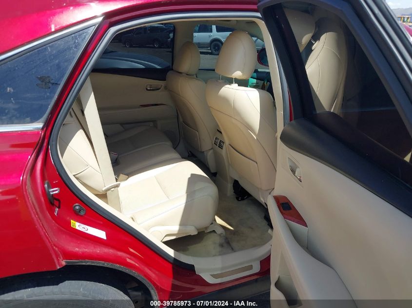 2012 Lexus Rx 450H VIN: JTJZB1BA7C2006364 Lot: 39785973