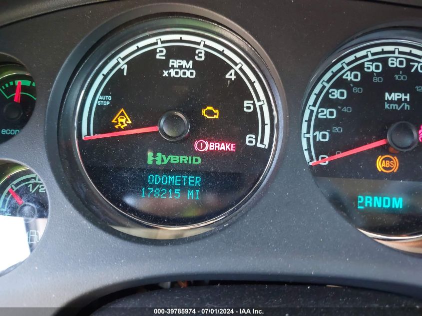 2008 Chevrolet Tahoe Hybrid VIN: 1GNFC13568R224466 Lot: 39785974