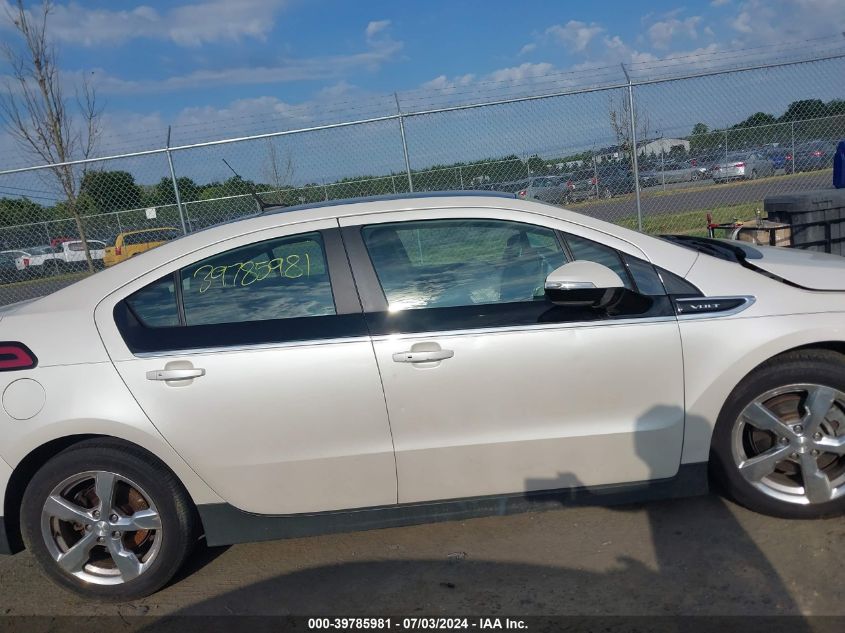 2012 Chevrolet Volt VIN: 8265 Lot: 39785981