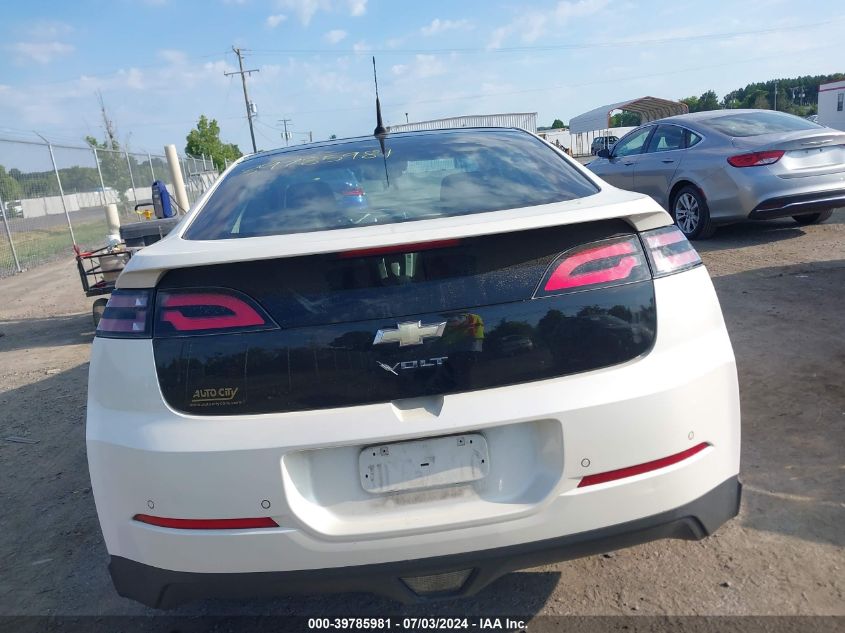 2012 Chevrolet Volt VIN: 8265 Lot: 39785981