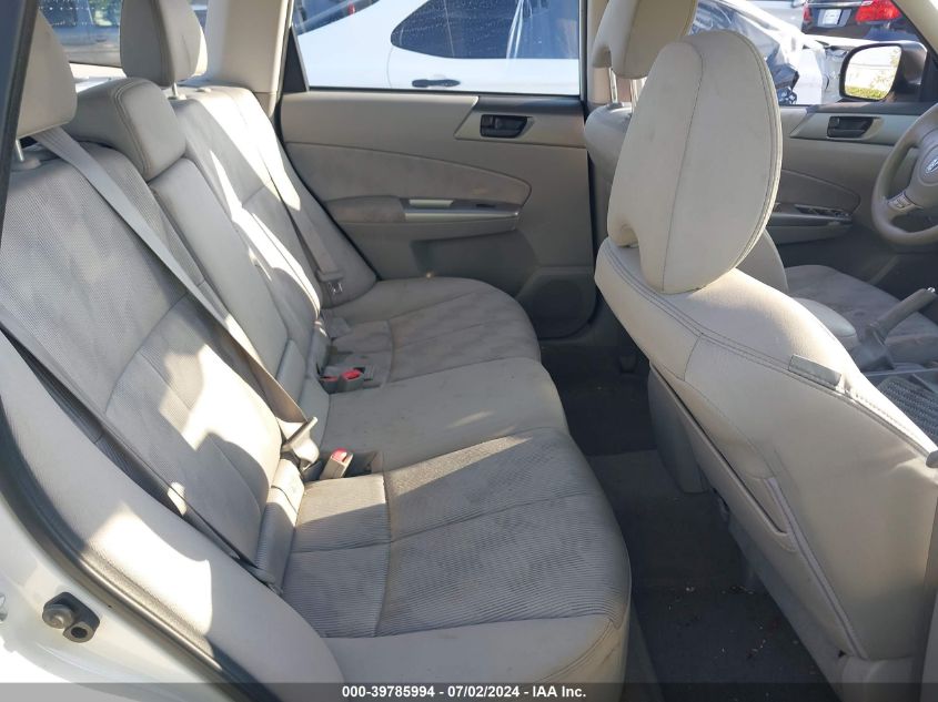 2009 Subaru Forester 2.5X VIN: JF2SH61619H728224 Lot: 39785994