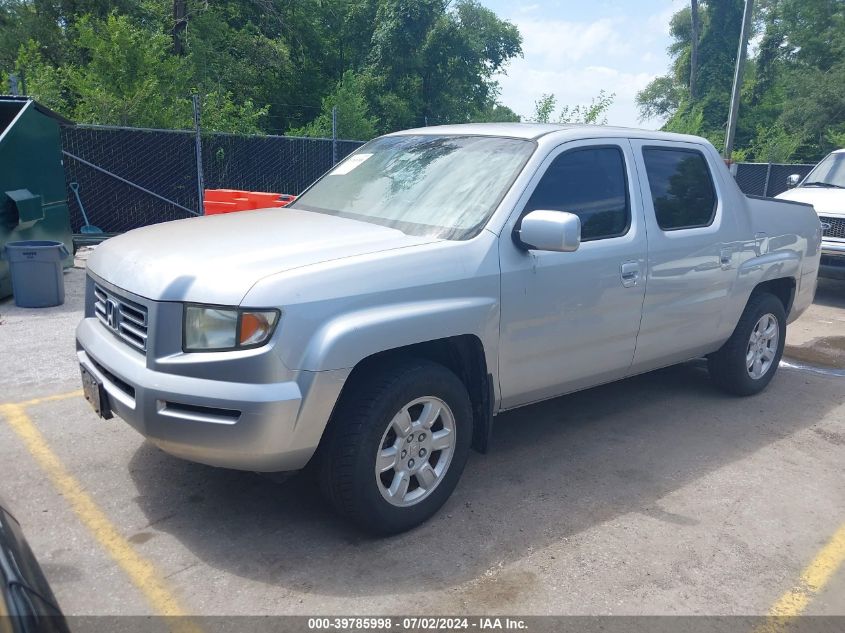 2006 Honda Ridgeline Rts VIN: 2HJYK16426H562804 Lot: 39785998