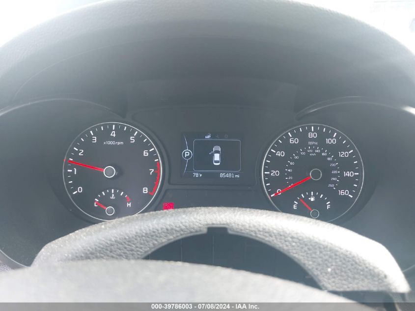 2017 Kia Optima Lx VIN: 5XXGT4L31HG133136 Lot: 39786003