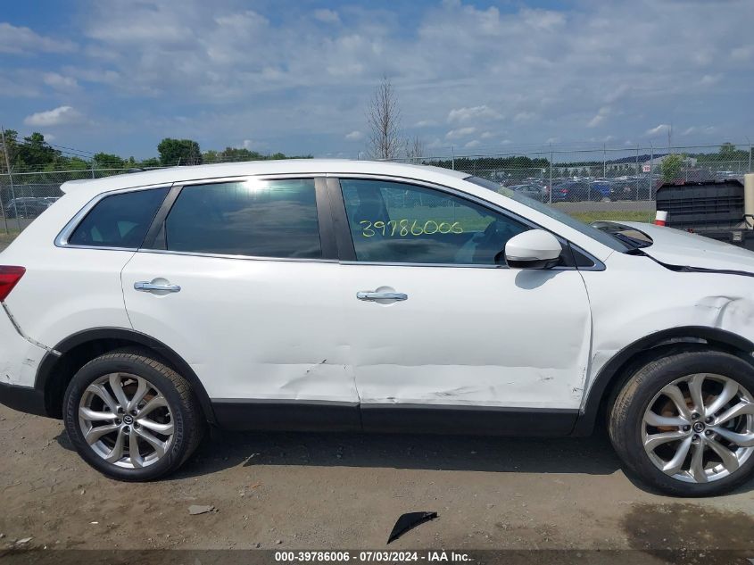 2013 Mazda Cx-9 Grand Touring VIN: JM3TB2DA2D0424797 Lot: 39786006