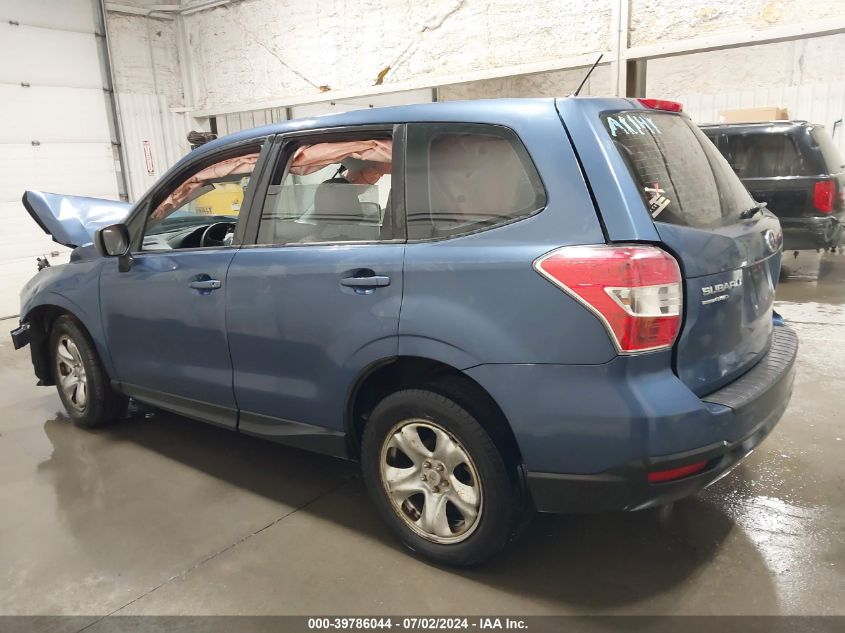 2014 Subaru Forester 2.5I VIN: JF2SJAAC0EH546439 Lot: 39786044