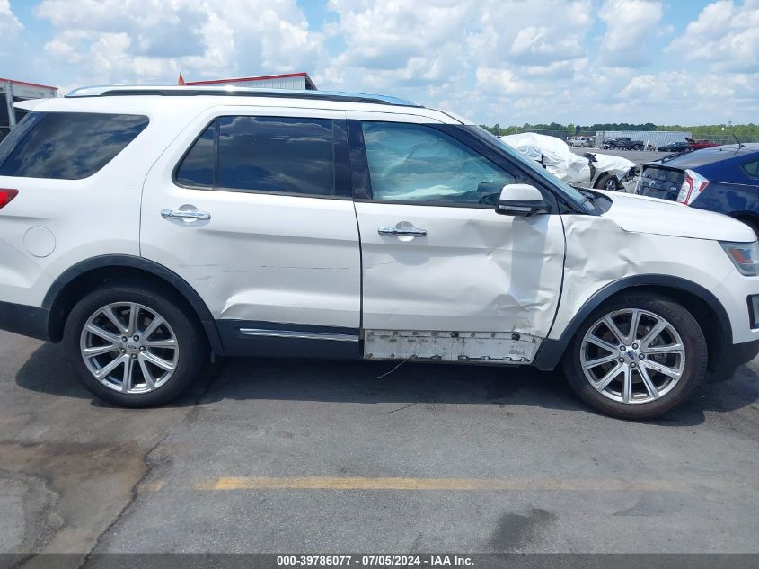 2016 Ford Explorer Limited VIN: 1FM5K7F87GGC24109 Lot: 39786077