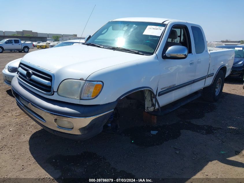 2000 Toyota Tundra Sr5 V8 VIN: 5TBRT3412YS043758 Lot: 39786079