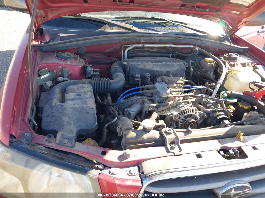 2003 Subaru Forester Xs VIN: JF1SG65603H720091 Lot: 39786094