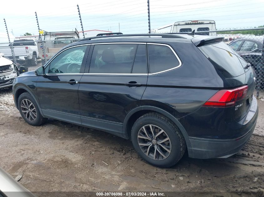 2019 Volkswagen Tiguan 2.0T Se/2.0T Sel/2.0T Sel R-Line/2.0T Sel R-Line Black VIN: 3VV3B7AX6KM022761 Lot: 39786098