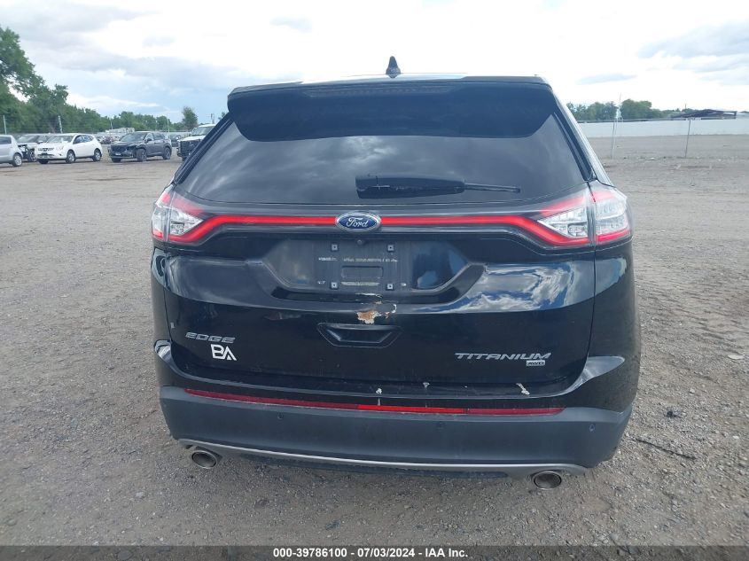 2018 Ford Edge Titanium VIN: 2FMPK4K87JBC15213 Lot: 39786100