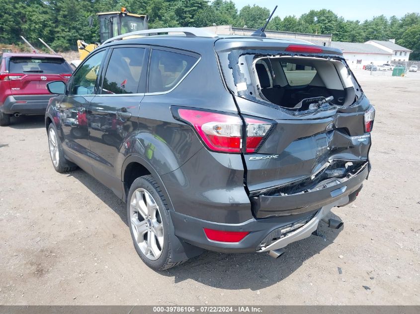 2018 Ford Escape Titanium VIN: 1FMCU9J92JUB12839 Lot: 39786106