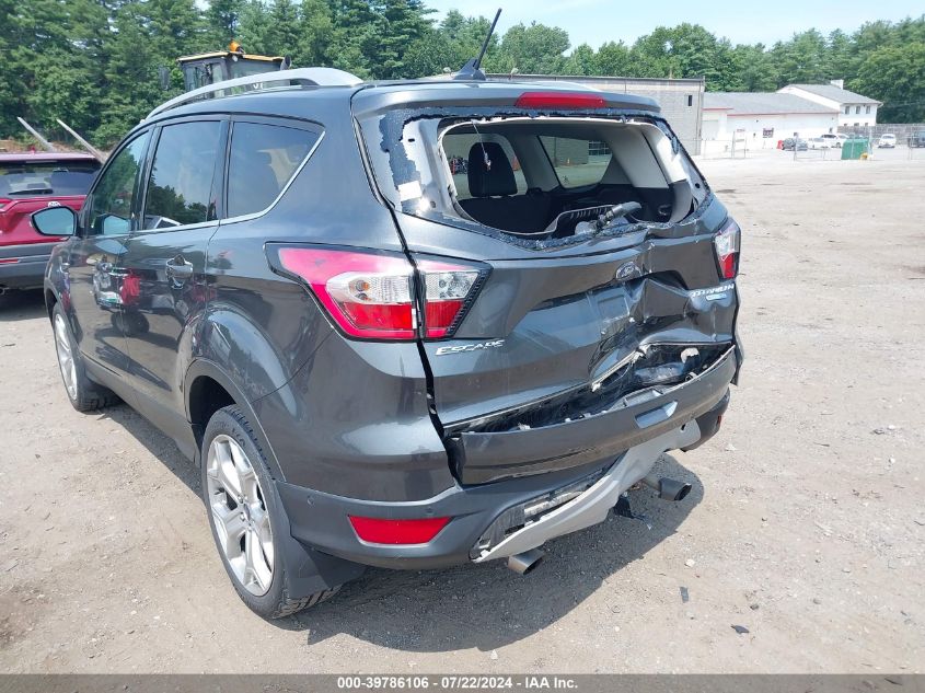 2018 Ford Escape Titanium VIN: 1FMCU9J92JUB12839 Lot: 39786106