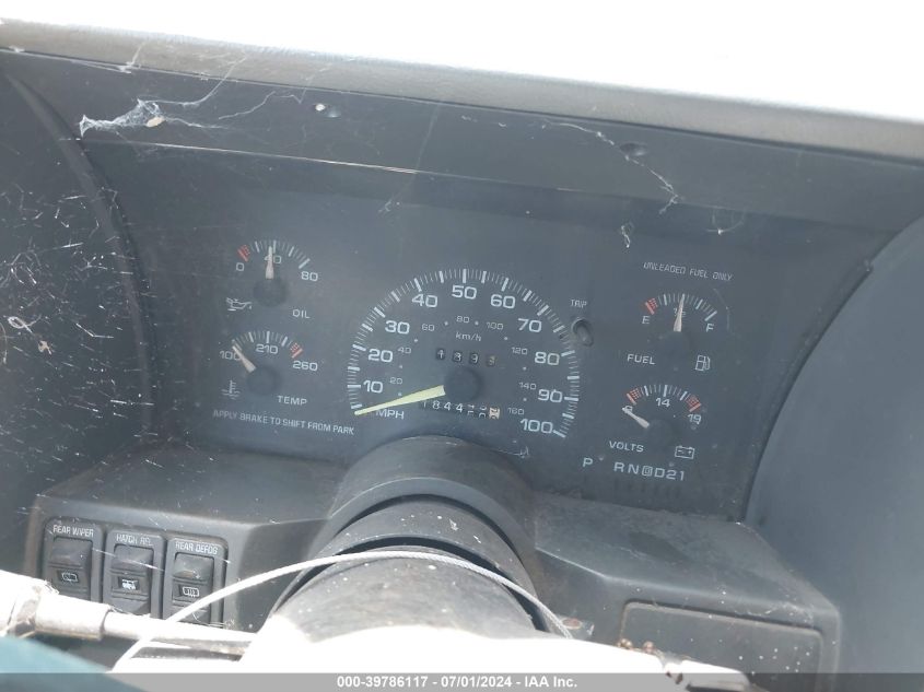 1995 GMC Safari Xt VIN: 1GKDM19W0SB531827 Lot: 39786117