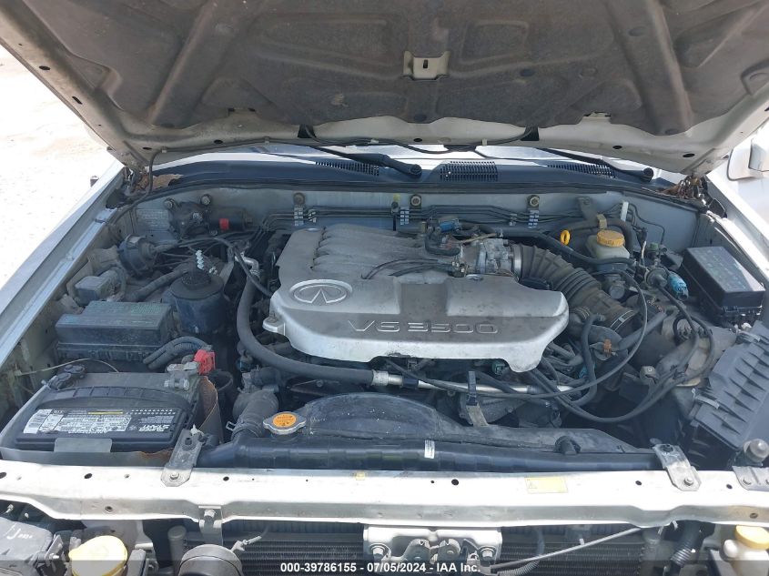 2002 Infiniti Qx4 Luxury VIN: JNRDR09YX2W263077 Lot: 39786155