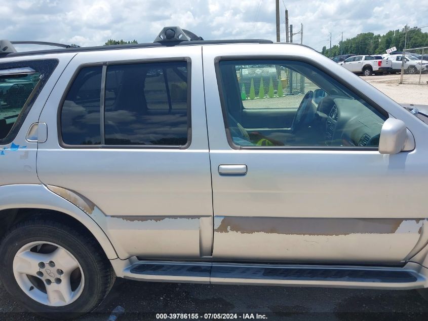 2002 Infiniti Qx4 Luxury VIN: JNRDR09YX2W263077 Lot: 39786155