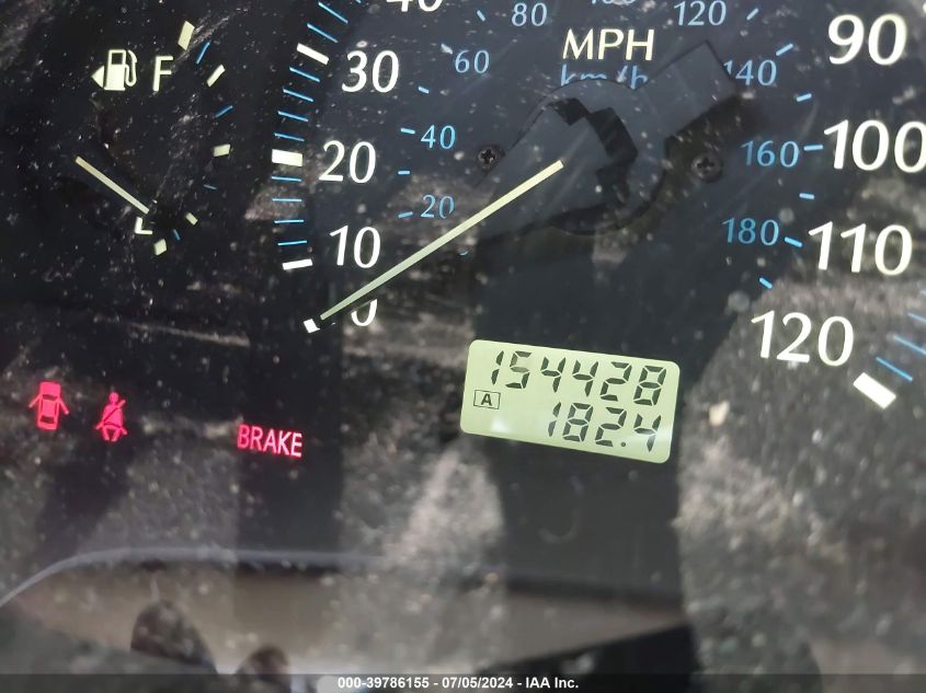 2002 Infiniti Qx4 Luxury VIN: JNRDR09YX2W263077 Lot: 39786155