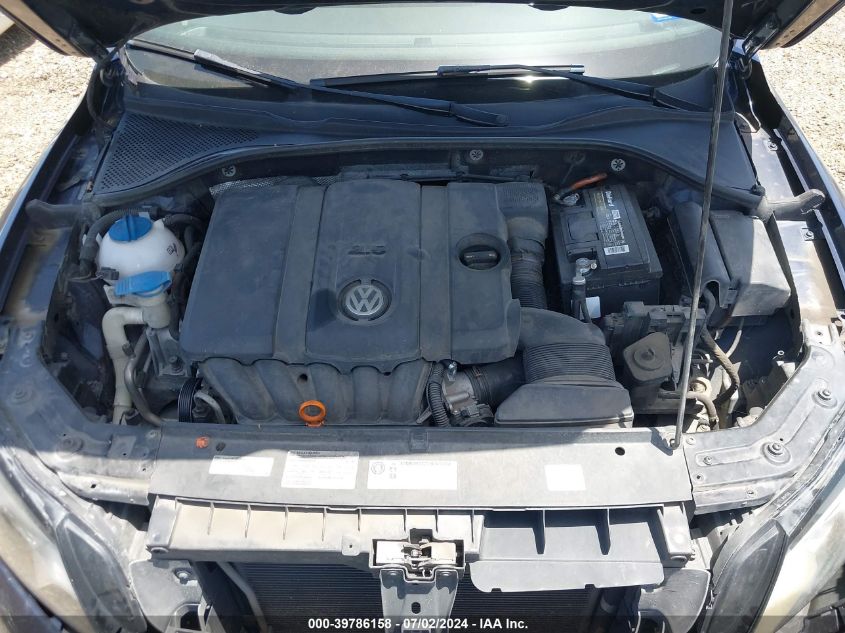 2012 Volkswagen Passat 2.5L Se VIN: 1VWBP7A3XCC087492 Lot: 39786158