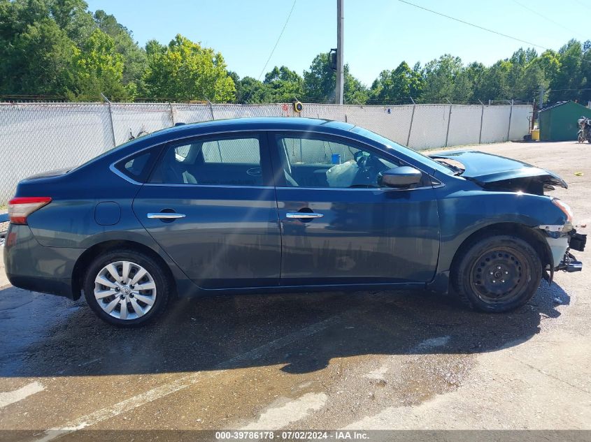 2015 Nissan Sentra Sv VIN: 3N1AB7AP2FL686849 Lot: 39786178