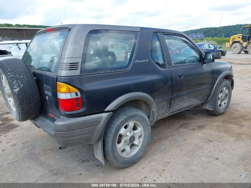 1999 Isuzu Amigo S 3.2L V6 Hard Top/S 3.2L V6 Soft Top VIN: 4S2CM57W5X4317014 Lot: 39786189