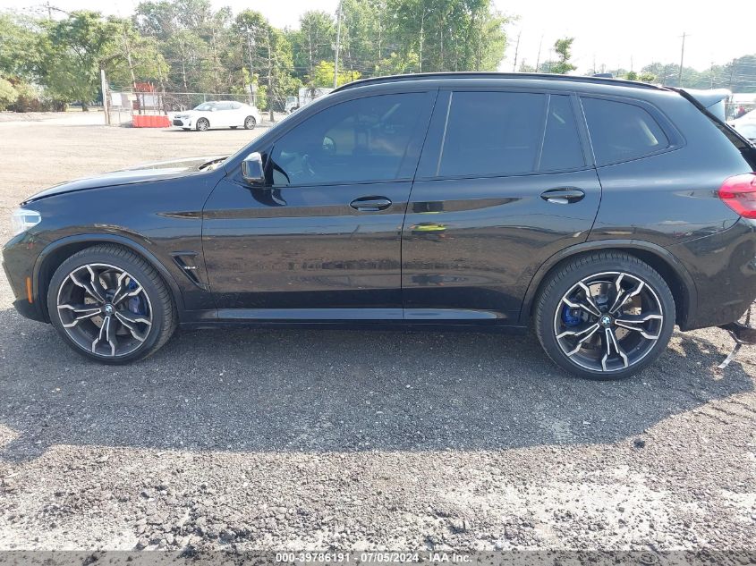 2021 BMW X3 M VIN: 5YMTS0C0XM9H43862 Lot: 39786191