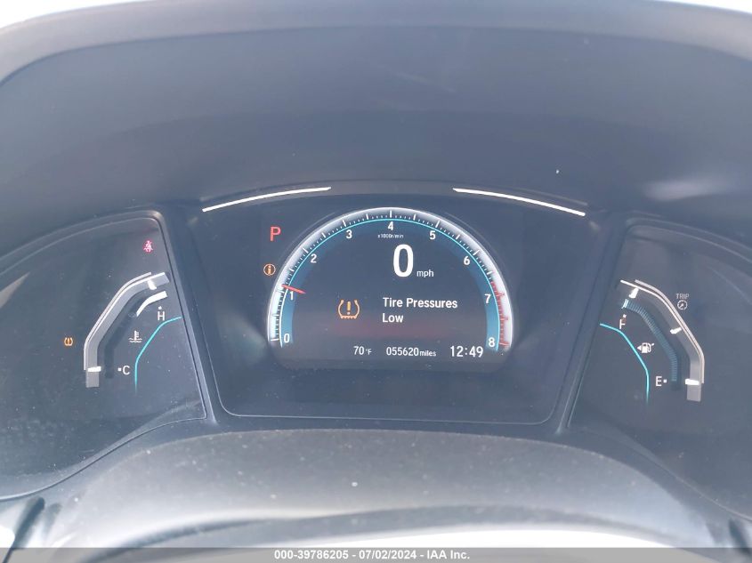 2020 Honda Civic Lx VIN: 19XFC2F62LE203475 Lot: 39786205