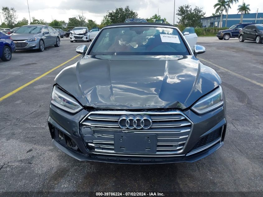 2019 Audi S5 Premium Plus VIN: WAUY4GF52KN001270 Lot: 39786224