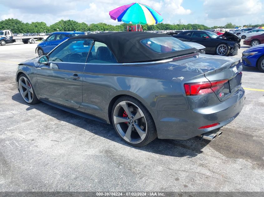 2019 Audi S5 Premium Plus VIN: WAUY4GF52KN001270 Lot: 39786224