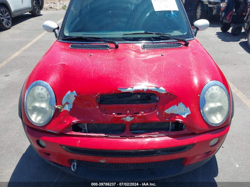 2006 Mini Cooper S S VIN: WMWRE33566TN27627 Lot: 39786237