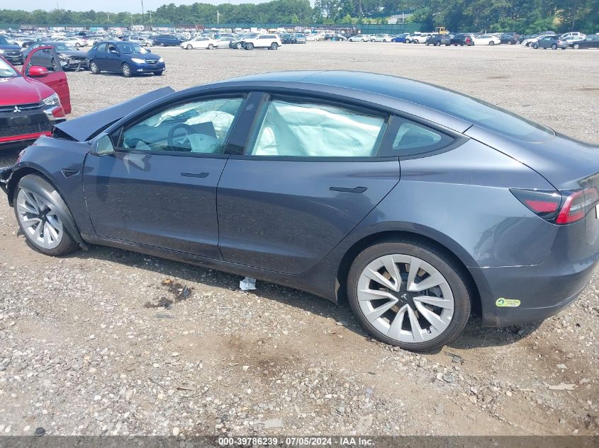 5YJ3E1EA2PF492581 2023 Tesla Model 3 Rear-Wheel Drive