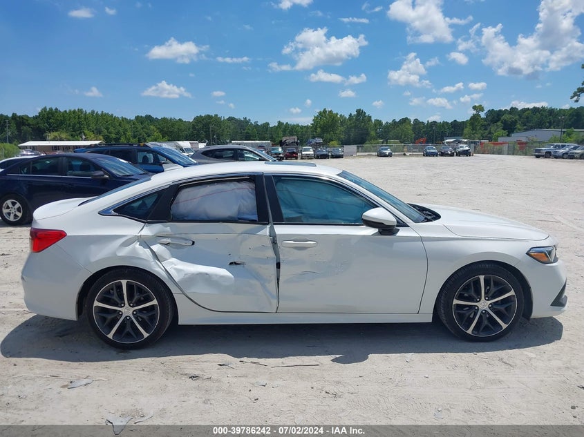 VIN 2HGFE1F92NH306354 2022 HONDA CIVIC TOURING