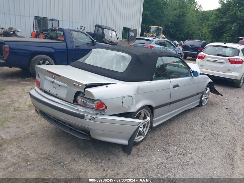 1998 BMW M3 VIN: WBSBK9338WEC42524 Lot: 39786245