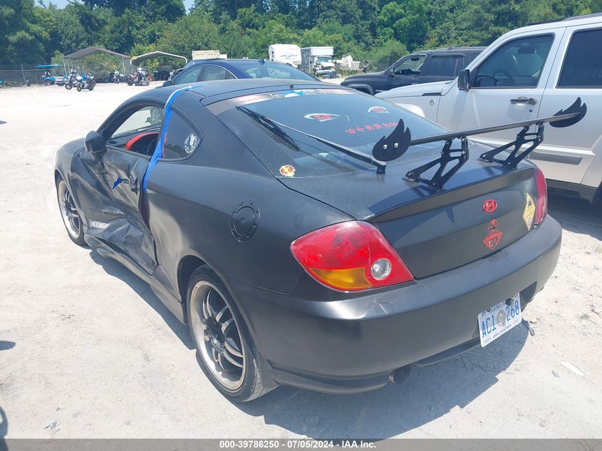 2003 Hyundai Tiburon Gt V6 VIN: KMHHN65F53U070509 Lot: 39786250