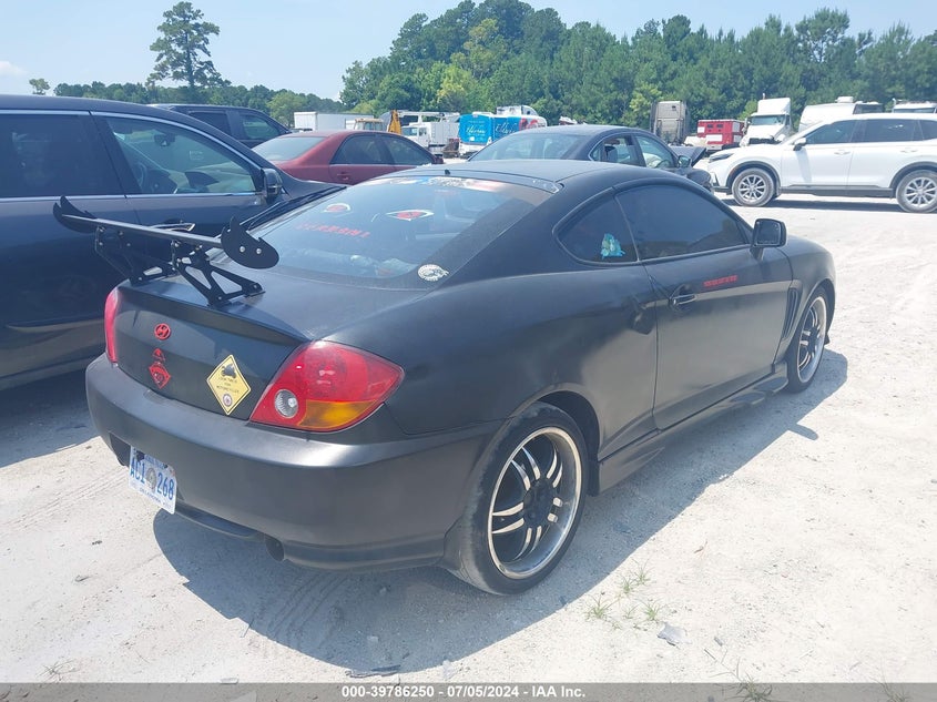 2003 Hyundai Tiburon Gt V6 VIN: KMHHN65F53U070509 Lot: 39786250