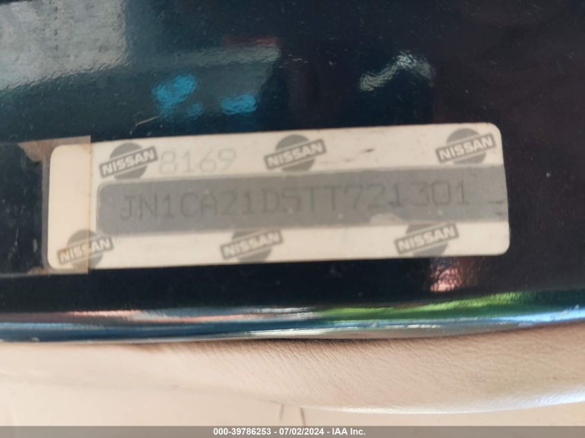 1996 Nissan Maxima Gle/Gxe/Se VIN: JN1CA21D5TT721301 Lot: 39786253