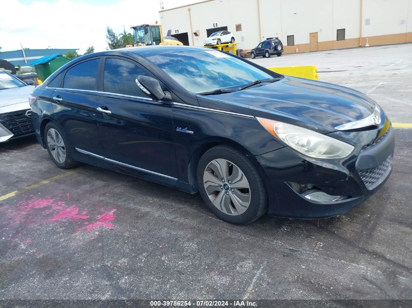 2013 Hyundai Sonata Hybrid Limited VIN: KMHEC4A48DA090449 Lot: 39786254