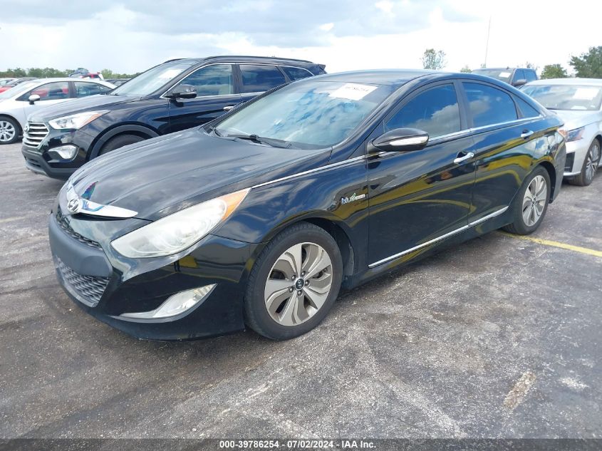 2013 Hyundai Sonata Hybrid Limited VIN: KMHEC4A48DA090449 Lot: 39786254